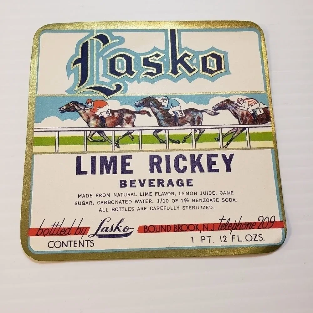 Vintage Unused Beverage Labels Paper Crafting